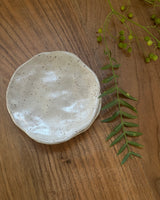 Pinch Plate - Light Speckle - Ceramics -  - The Feedfeed Shop