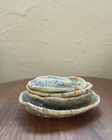 Pinch Plates - Rainbow Speckle - Ceramics -  - The Feedfeed Shop