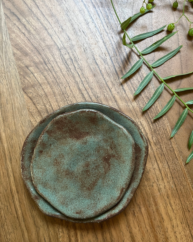 Pinch Plate - Sage - Ceramics -  - The Feedfeed Shop