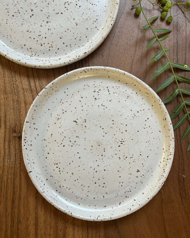 Plate Medium - Speckle Light - Ceramics -  - The Feedfeed Shop