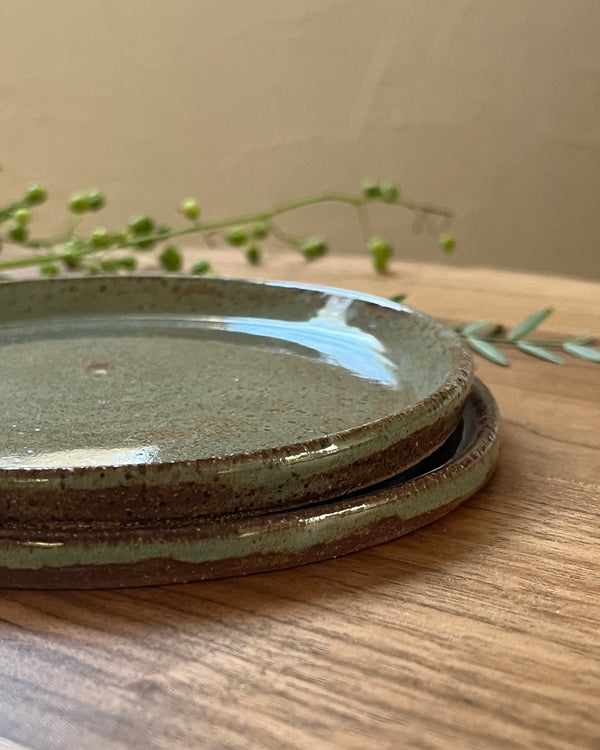 Plate Medium - Sage - Ceramics -  - The Feedfeed Shop