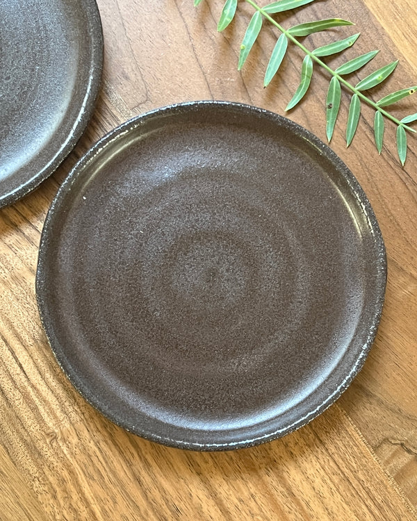 Plate Medium - Brown - Ceramics -  - The Feedfeed Shop