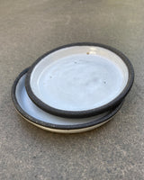 Plate Small - White & Black - Ceramics -  - The Feedfeed Shop