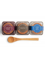 3-JAR COMBO: Pure Sea Salt, Truffle Salt & Merlot Wine Salt - Salt -  - The Feedfeed Shop