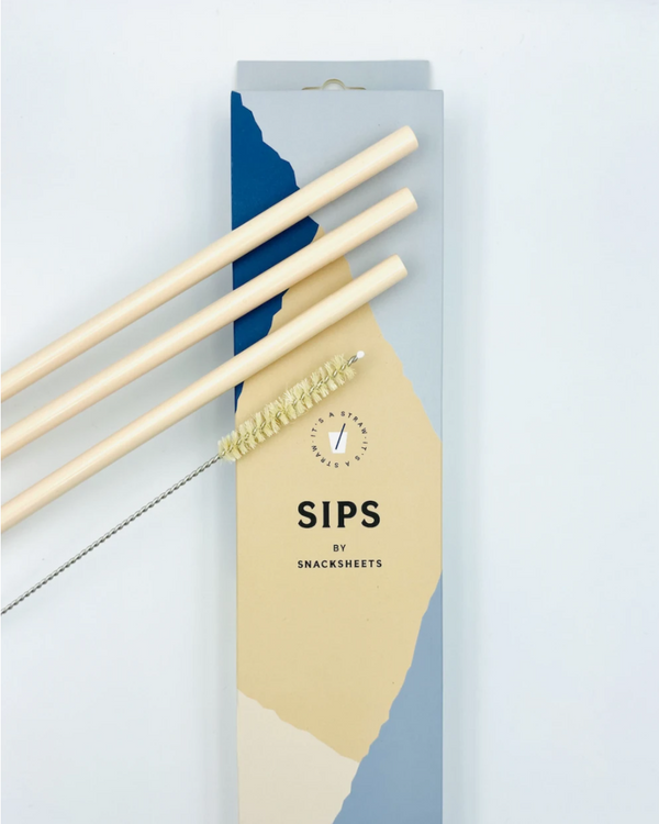 SIPS Reusable Metal Straws - The Feedfeed Shop
